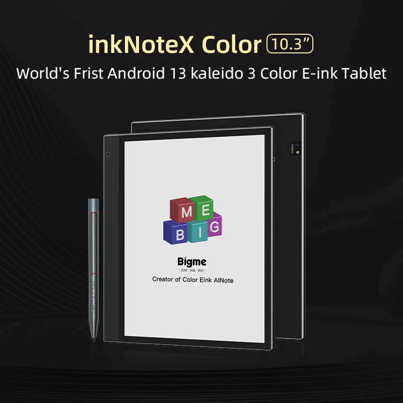 World's Frist Android 13 Color E ink Tablet--inkNoteX color coming soon !
