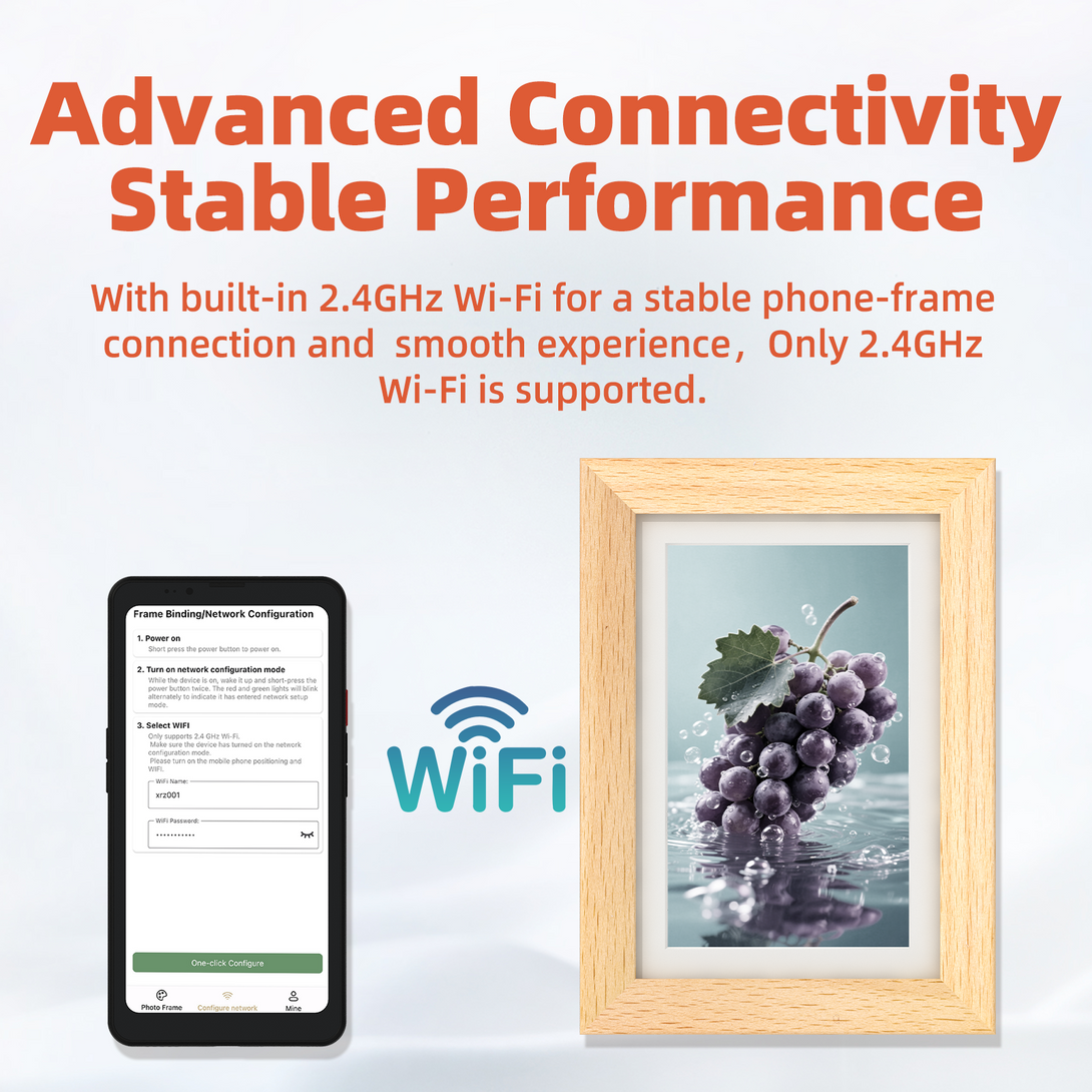 Bigme F7 7.3 Inch WiFi Digital Color E-ink Picture Frame Eink screen frame Picture Frame Morden remarkable Eink Tablet for digital reading