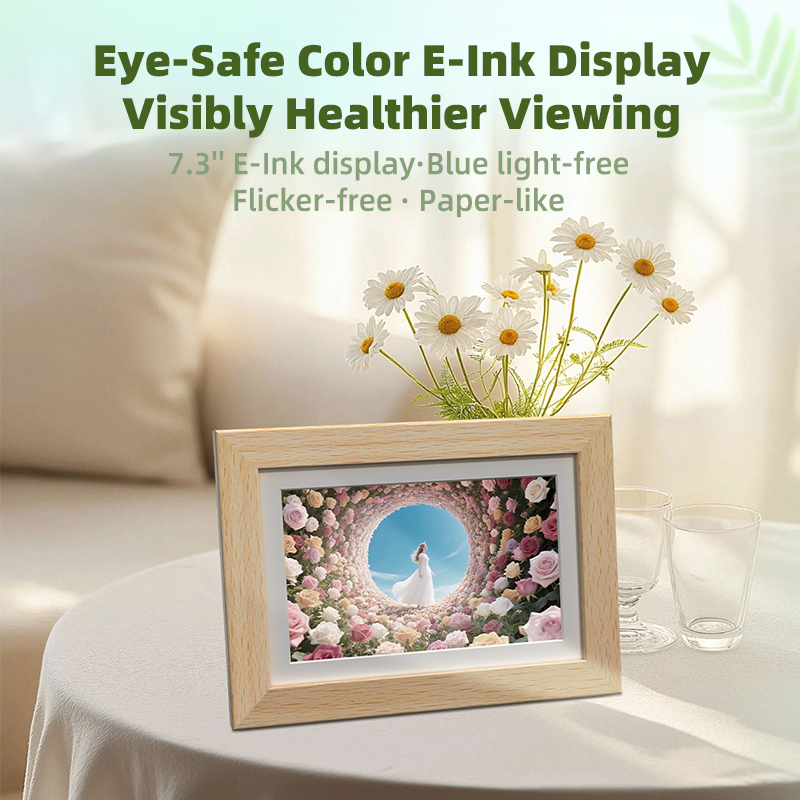 Bigme F7 7.13 Inch WiFi Digital Color E-ink Picture Frame Eink screen frame Picture Frame Morden remarkable Eink Tablet for digital reading