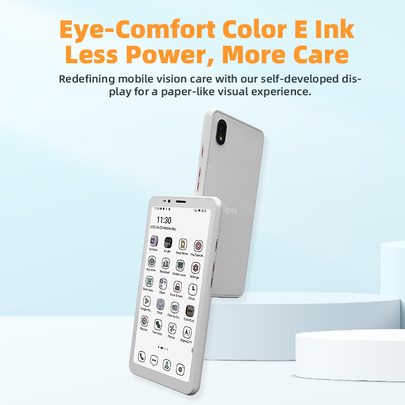 Bigme 4G color ePaper smartphone Hibreak S with Android 14 OS Android eink smartphone Bigme Hibreak bigme hibreakS eink smartphone Hibreak S Morden remarkable Eink Tablet for digital reading