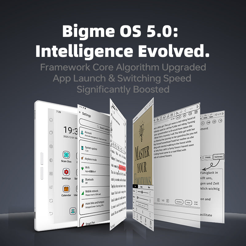 Bigme B751C S -- Android 14 OS を搭載したアップグレードされた 7