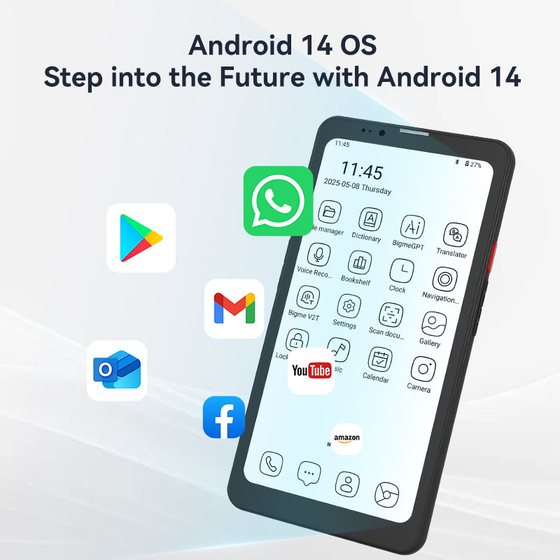 Bigme Hibreak Pro 4G/5G ePaper smartphone Black – Bigme Official Store