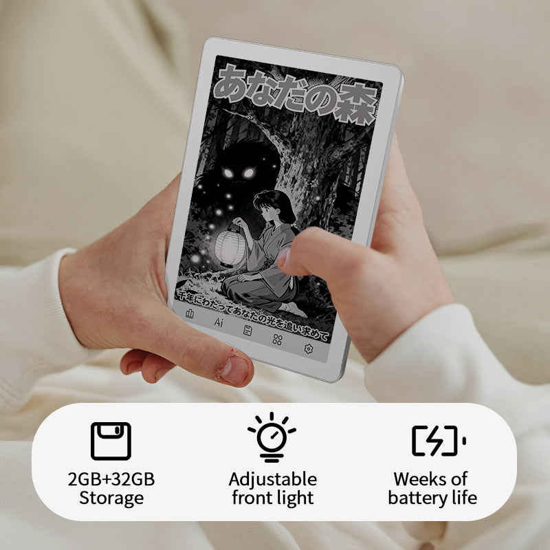 Bigme 6inch B6 2+32GB black and white ebook reader with 212PPI and