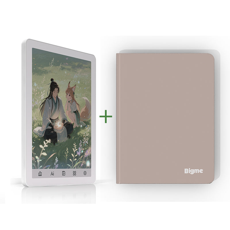 Bigme B6 Color eReader with Android 14OS White Pink Android ereader color ereader E-reader ebook readers Ereader kaleido 3 ereader Newest ereader Morden remarkable Eink Tablet for digital reading