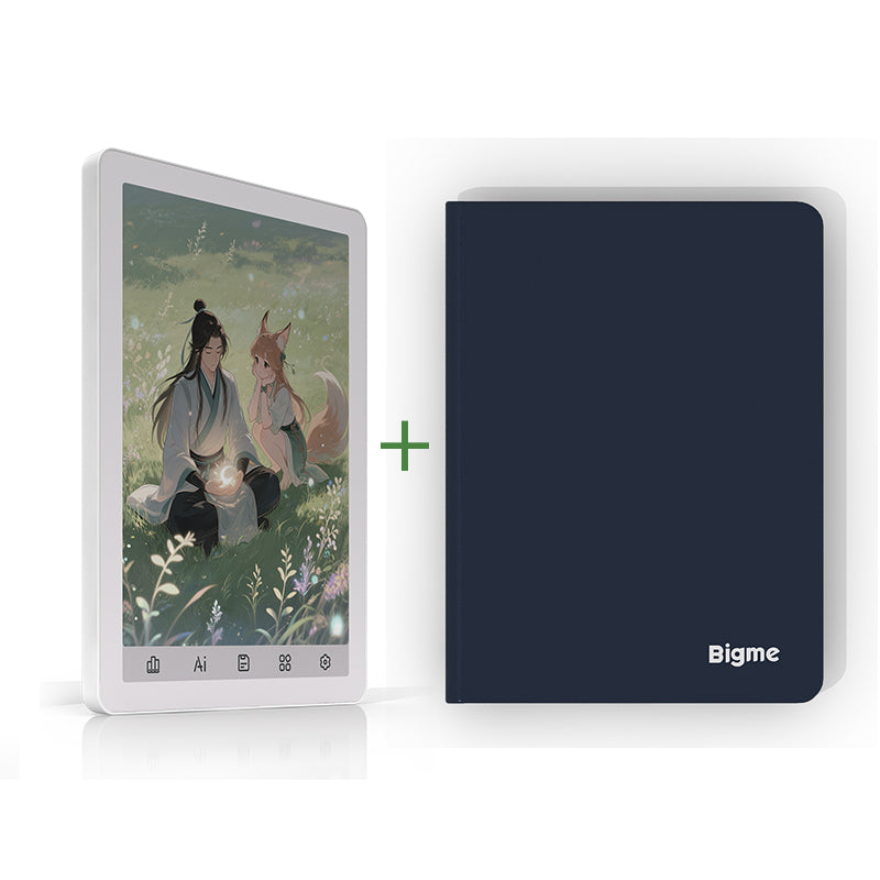 Bigme B6 Color eReader with Android 14OS White Blue Android ereader color ereader E-reader ebook readers Ereader kaleido 3 ereader Newest ereader Morden remarkable Eink Tablet for digital reading