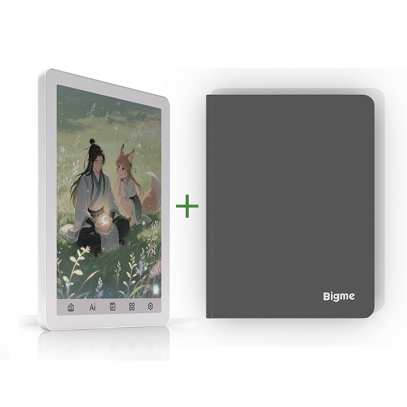 Bigme B6 Color eReader with Android 14OS White Gray Android ereader color ereader E-reader ebook readers Ereader kaleido 3 ereader Newest ereader Morden remarkable Eink Tablet for digital reading