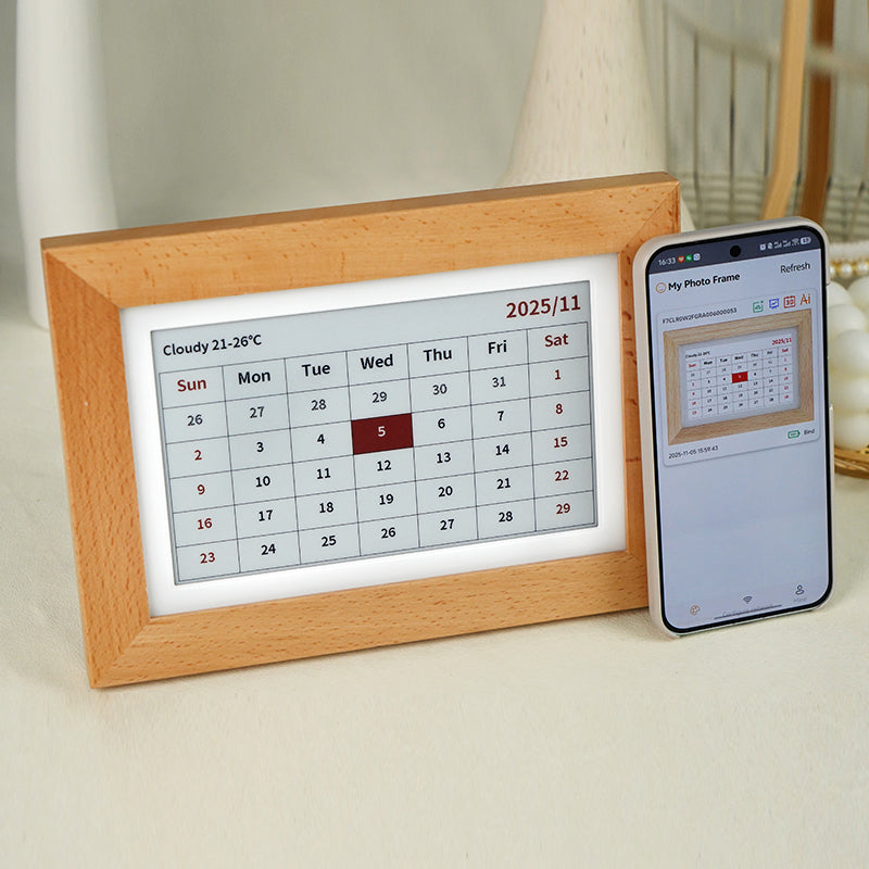 Bigme F7 7.3 Inch WiFi Digital Color E-ink Picture Frame Eink screen frame Picture Frame Morden remarkable Eink Tablet for digital reading