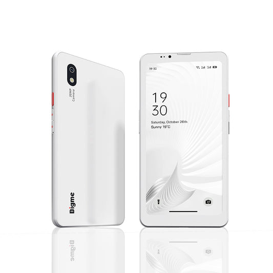 Bigme ePaper Smartphone Hibreak Pro with Android 14 OS-Black and White version 300PPI ePaper B W display White Android smartphone Bigme Bigme Hibreak Bigme Hibreak pro eink mobile phone eink smartphone epaper smartphone Hibreak pro Morden remarkable Eink Tablet for digital reading