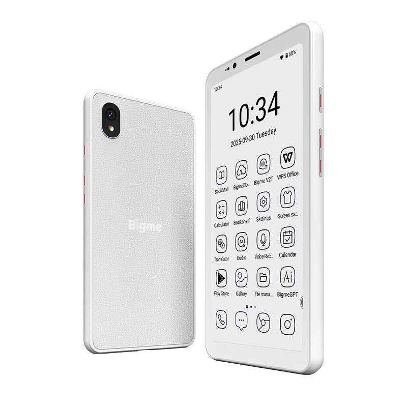 Epaper Android Bigme 4G color ePaper smartphone Hibreak S with Android 14 OS – Bigme ...