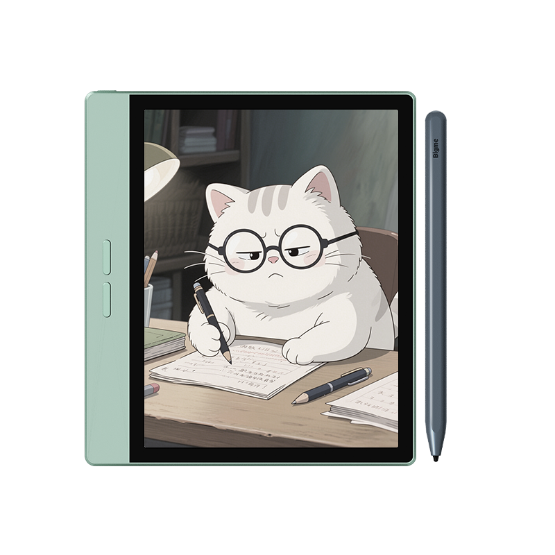 B7--7'' Color ePaper Tablet with 4G Calling Green B751C Bigme Bigme B7 Color E reader color eink tablet e ink tablet E reader distirbutor E-book E-ink E-reader Enotes Ereader Morden remarkable Eink Tablet for digital reading