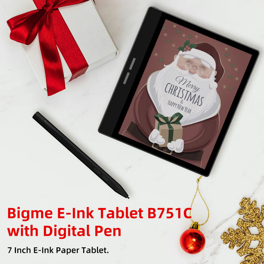 Bigme 7'' B751C Color Epaper notepad with Android 11 OS Included Case and stylus Kaleido 3 4+64GB(Support up to 1TB expansion) 7'' B751C Bigme Bigme B751C E-book E-note E-reader Newest ereader Morden remarkable Eink Tablet for digital reading