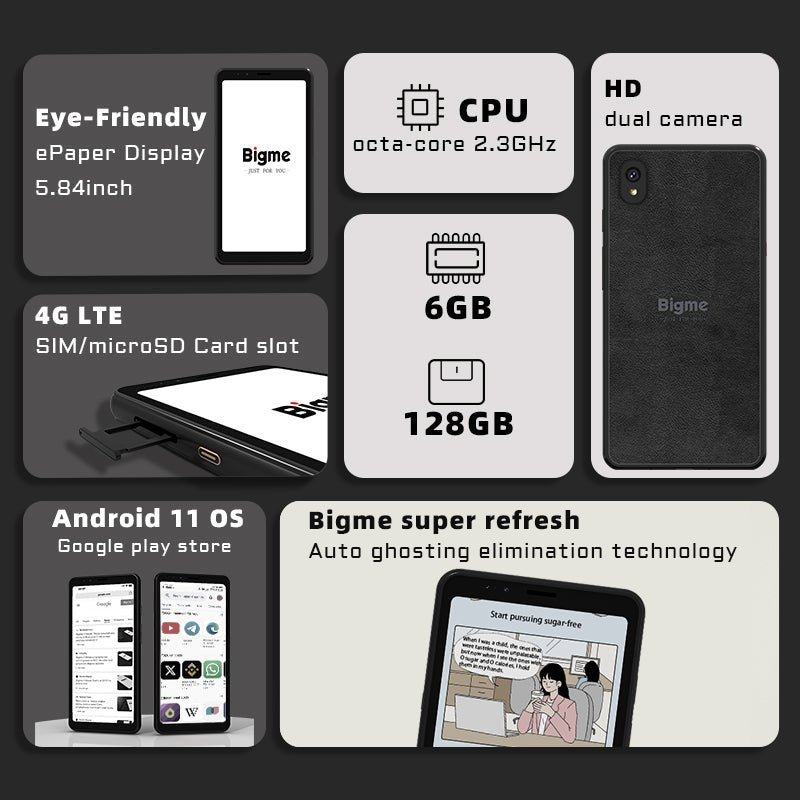 Bigme E ink Smartphone Hibreak – Bigme Official Store