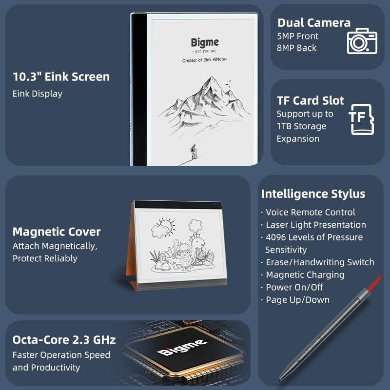 inkNote--10.3inch Black&White eink tablet – Bigme Official Store
