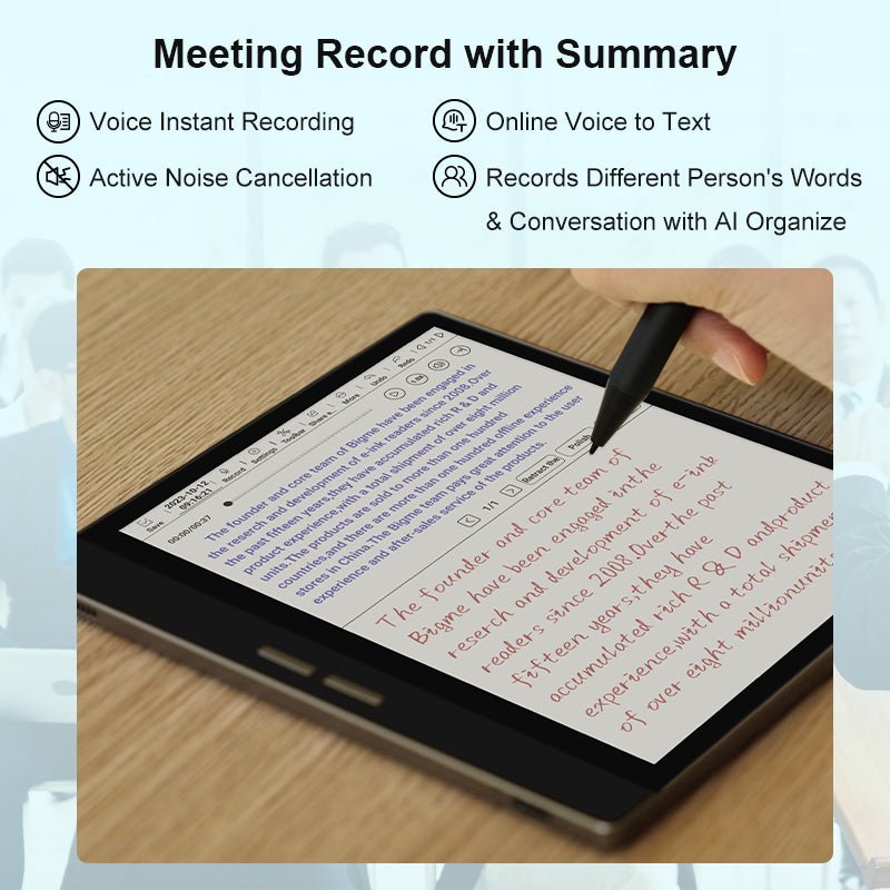 Bigme 7'' B751C Color Epaper notepad with Android 11 OS 7'' B751C Bigme Bigme B751C E-book E-note E-reader Newest ereader spo-cs-disabled spo-default spo-disabled spo-notify-me-disabled Morden remarkable Eink Tablet for digital reading